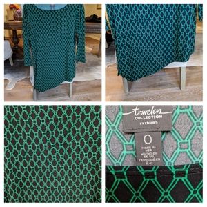 Chico's travelers collection size zero tunic